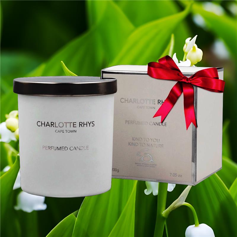 Valentine's White Scented Candle 200g