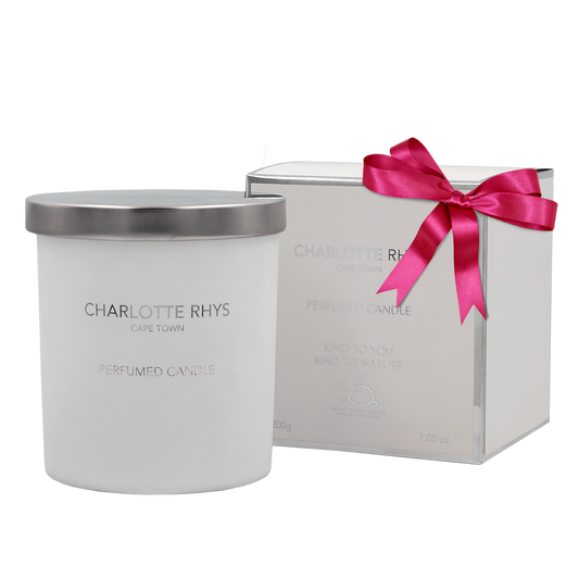 Valentine's White Scented Candle 200g