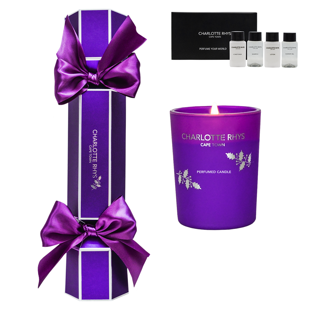 Christmas Cracker & Mini Candle Set - COMPLIMENTARY Mini Travel Pack