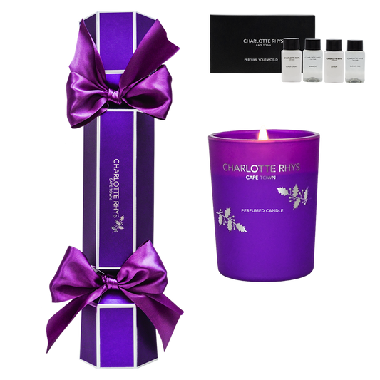 Christmas Cracker & Mini Candle Set - COMPLIMENTARY Mini Travel Pack